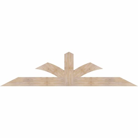 Ekena Millwork Richland Smooth Timber Gable Bracket, Douglas Fir, 84"W x 21"H x 1 1/2"D x 5 1/2"F, 6/12 Pitch GBW084X21X0206RIC00SDF